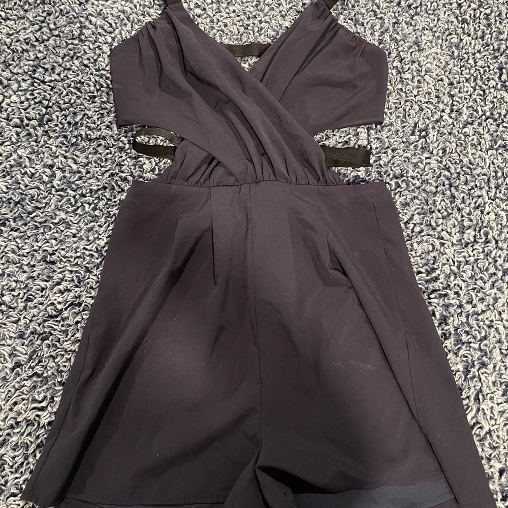 Keepsake Navy and Black Romper Size 2